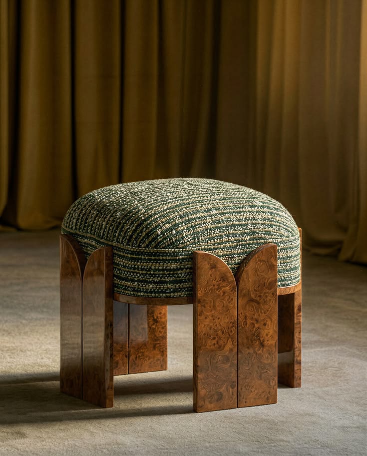 Aurum, a made to order stool handcrafted by Shree Vaidehi in Jaipur