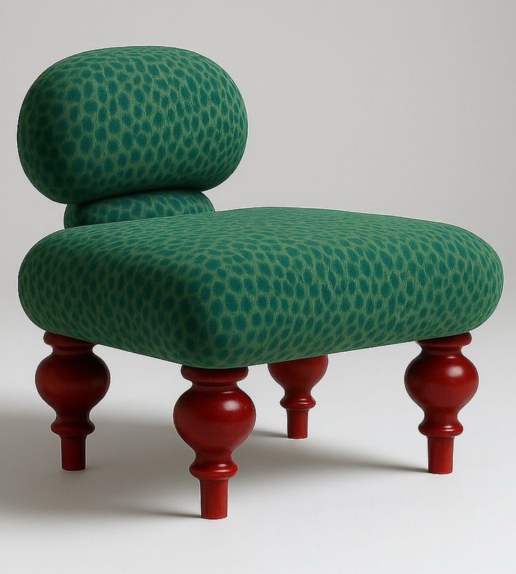 Mor, a made to order accent chair handcrafted by Shree Vaidehi in Jaipur