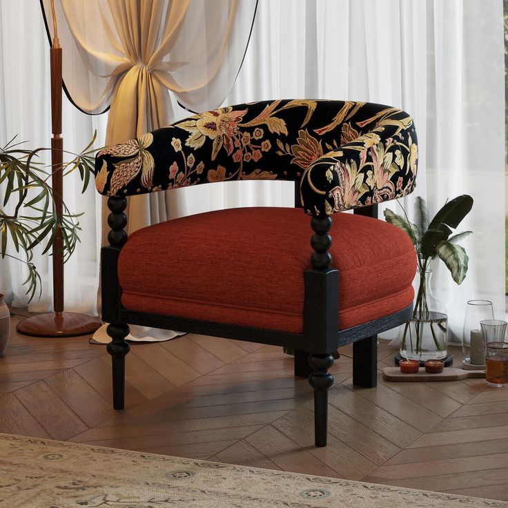 Shaam, a made to order accent chair handcrafted by Shree Vaidehi in Jaipur