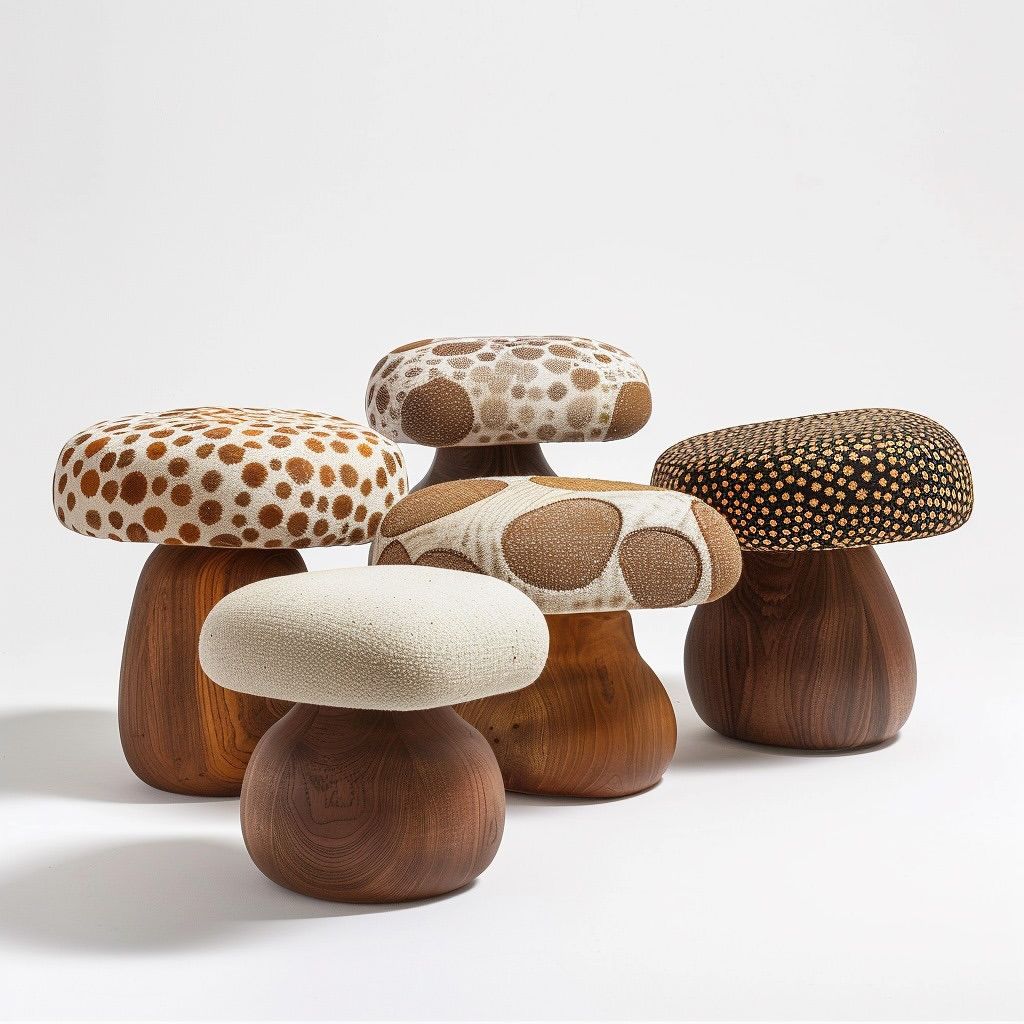 Stools & Ottomans made to order by Shree Vaidehi, handcrafted in Jaipur